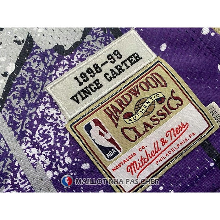 Maillot Tornto Raptors Vince Carter NO 15 Mitchell & Ness 1998-99 Volet